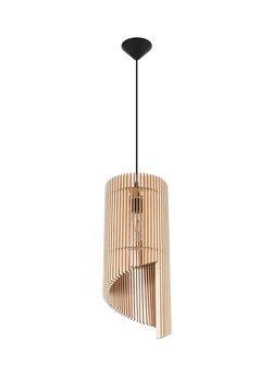 Drewniana nowoczesna lampa wisząca - 2X EX551 T4-P11 ze sklepu Edinos.pl w kategorii Lampy wiszące - zdjęcie 173318732