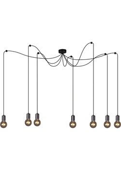 Czarna loftowa lampa wisząca pająk - S077-Afis ze sklepu Edinos.pl w kategorii Lampy wiszące - zdjęcie 173318871