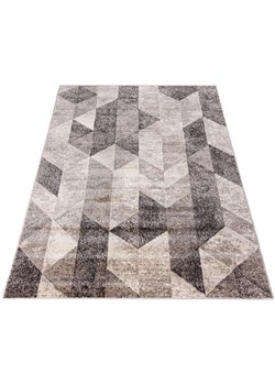 Nowoczesny prostokątny dywan w trójkąty - Uwis 5X ze sklepu Edinos.pl w kategorii Dywany - zdjęcie 173319394