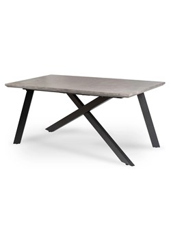 Rozkładany stół z nogami w kształcie X beton - Hraso ze sklepu Edinos.pl w kategorii Stoły - zdjęcie 173319643