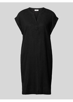 Sukienka tunikowa o długości do kolan z mieszanki wiskozy i lnu ze sklepu Peek&Cloppenburg  w kategorii Sukienki - zdjęcie 173321083