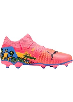 Buty piłkarskie Puma Future 7 Match Njr FG/AG Jr 107841 01 różowe ze sklepu ButyModne.pl w kategorii Buty sportowe dziecięce - zdjęcie 173321230