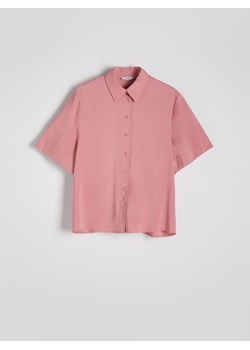 Reserved - Koszula z krótkim rękawem - brudny róż ze sklepu Reserved w kategorii Koszule damskie - zdjęcie 173321840