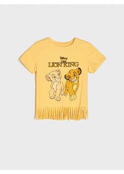 Sinsay - Koszulka Król Lew - żółty ze sklepu Sinsay w kategorii Bluzki dziewczęce - zdjęcie 173322180