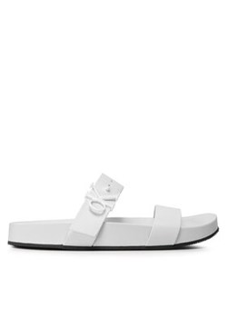 Calvin Klein Jeans Klapki Comfort 2 YW0YW00598 Biały ze sklepu MODIVO w kategorii Klapki damskie - zdjęcie 173322544