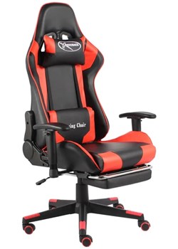 Czerwono-czarny fotel ergonomiczny dla gracza - Divinity ze sklepu Edinos.pl w kategorii Krzesła biurowe - zdjęcie 173322982