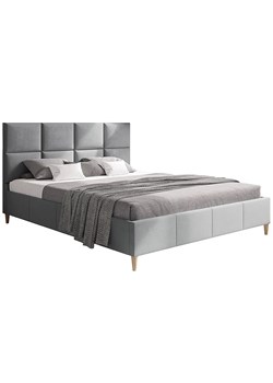 Dwuosobowe łóżko z zagłówkiem 180x200 Bennet - 36 kolorów ze sklepu Edinos.pl w kategorii Łóżka i materace - zdjęcie 173323020