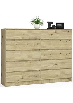 Komoda do salonu dąb artisan - Entira 3X ze sklepu Edinos.pl w kategorii Komody - zdjęcie 173323123