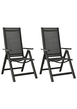 Zestaw dwóch składanych krzeseł do ogrodu - Mardil ze sklepu Edinos.pl w kategorii Krzesła ogrodowe - zdjęcie 173323684
