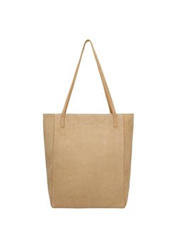 Wojas Duża Beżowa Torebka Damska Shopper Bag ze sklepu Wojas w kategorii Torby Shopper bag - zdjęcie 173324340