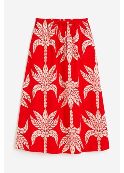 H & M - Rozszerzana spódnica - Czerwony ze sklepu H&M w kategorii Spódnice - zdjęcie 173324624