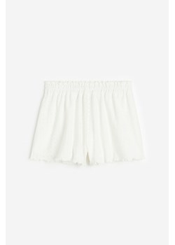 H & M - Szorty z talią paper bag - Biały ze sklepu H&M w kategorii Spodenki dziewczęce - zdjęcie 173324673