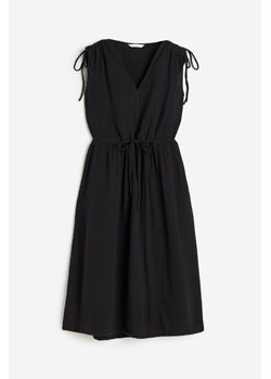H & M - Sukienka ze sznurkiem do ściągania - Czarny ze sklepu H&M w kategorii Sukienki - zdjęcie 173324690