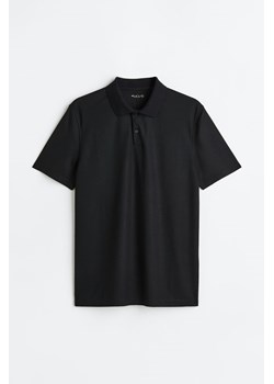 H & M - Top treningowy z piki Regular Fit - Czarny ze sklepu H&M w kategorii T-shirty męskie - zdjęcie 173324691