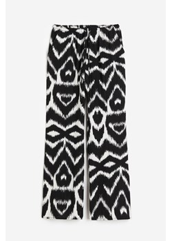 H & M - Spodnie z domieszką lnu - Beżowy ze sklepu H&M w kategorii Spodnie damskie - zdjęcie 173324714