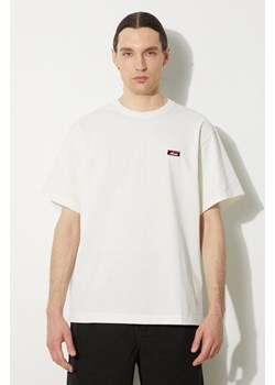 Nanga t-shirt Eco Hybrid Box Logo Embroidery Tee męski kolor biały z aplikacją NW2411.1G804.A ze sklepu PRM w kategorii T-shirty męskie - zdjęcie 173325191