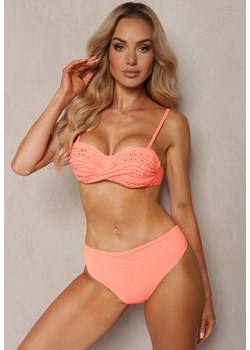 Pomarańczowe 2-Częściowe Bikini Biustonosz Zdobiony Cekinami Majtki Figi Oreviana ze sklepu Renee odzież w kategorii Stroje kąpielowe - zdjęcie 173327842