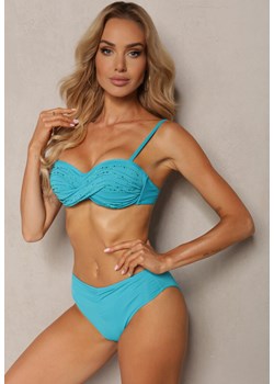 Niebieskie 2-Częściowe Bikini Biustonosz Zdobiony Cekinami Majtki Figi Oreviana ze sklepu Renee odzież w kategorii Stroje kąpielowe - zdjęcie 173327850
