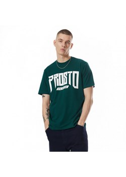 Męski t-shirt z nadrukiem Prosto Triz - zielony ze sklepu Sportstylestory.com w kategorii T-shirty męskie - zdjęcie 173329702