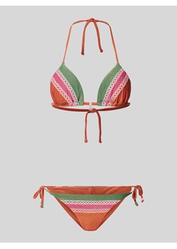 Zestaw bikini z aplikacją z logo model ‘KAONUNA’ ze sklepu Peek&Cloppenburg  w kategorii Stroje kąpielowe - zdjęcie 173329813