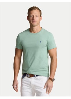 Polo Ralph Lauren T-Shirt 710671438375 Zielony Custom Slim Fit ze sklepu MODIVO w kategorii T-shirty męskie - zdjęcie 173330394