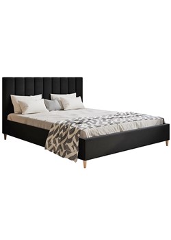 Tapicerowane łóżko z zagłówkiem 160x200 Diuna - 36 kolorów ze sklepu Edinos.pl w kategorii Łóżka i materace - zdjęcie 173333323