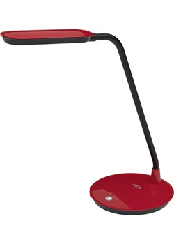 Czerwona nowoczesna lampka biurowa LED - S261-Extim ze sklepu Edinos.pl w kategorii Lampy stołowe - zdjęcie 173333360