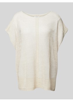 Bluzka z dzianiny z ażurowym wzorem model ‘AGOLDI CAPE’ ze sklepu Peek&Cloppenburg  w kategorii Bluzki damskie - zdjęcie 173334641