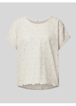T-shirt z haftem angielskim model ‘La44rissa’ ze sklepu Peek&Cloppenburg  w kategorii Bluzki damskie - zdjęcie 173334661