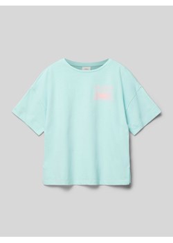 T-shirt z nadrukowanym motywem ze sklepu Peek&Cloppenburg  w kategorii Bluzki dziewczęce - zdjęcie 173334680