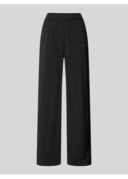 Spodnie o kroju regular fit z elastycznym pasem model ‘Summer’ ze sklepu Peek&Cloppenburg  w kategorii Spodnie damskie - zdjęcie 173334692