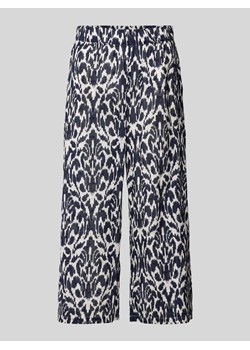 Spodnie materiałowe z szeroką,skróconą nogawką model ‘Anjelica’ ze sklepu Peek&Cloppenburg  w kategorii Spodnie damskie - zdjęcie 173334732