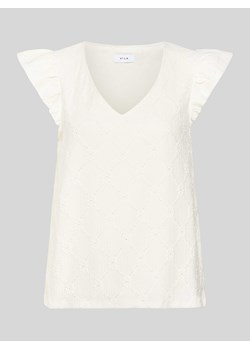 Bluzka z dekoltem w serek model ‘DELEA’ ze sklepu Peek&Cloppenburg  w kategorii Bluzki damskie - zdjęcie 173334762