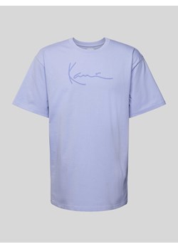 T-shirt z nadrukiem z logo model ‘Signature’ ze sklepu Peek&Cloppenburg  w kategorii T-shirty męskie - zdjęcie 173334824