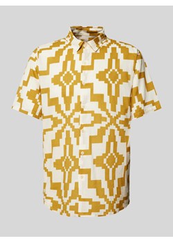 Koszula casualowa o kroju regular fit z rękawem o dł. 1/2 ze sklepu Peek&Cloppenburg  w kategorii Koszule męskie - zdjęcie 173334843