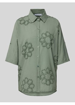 Bluzka koszulowa z wyhaftowanym motywem model ‘Mi44ra’ ze sklepu Peek&Cloppenburg  w kategorii Koszule damskie - zdjęcie 173334862