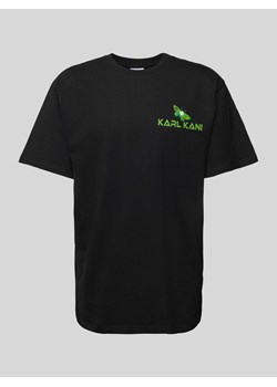 T-shirt z nadrukiem z logo model ‘Signature’ ze sklepu Peek&Cloppenburg  w kategorii T-shirty męskie - zdjęcie 173334864