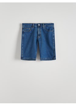 Reserved - Jeansowe szorty regular - niebieski ze sklepu Reserved w kategorii Spodenki męskie - zdjęcie 173335423