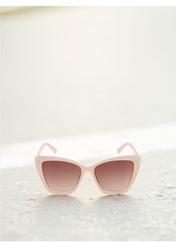 Sinsay - Okulary przeciwsłoneczne - kremowy ze sklepu Sinsay w kategorii Okulary przeciwsłoneczne damskie - zdjęcie 173336101