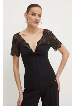 Morgan bluzka DENNY damska kolor czarny gładka ze sklepu ANSWEAR.com w kategorii Bluzki damskie - zdjęcie 173337221