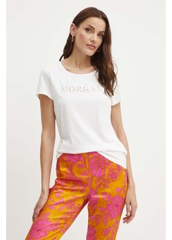 Morgan t-shirt DOMA damski kolor biały ze sklepu ANSWEAR.com w kategorii Bluzki damskie - zdjęcie 173337493