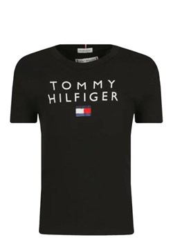 Tommy Hilfiger T-shirt | Regular Fit ze sklepu Gomez Fashion Store w kategorii Bluzki dziewczęce - zdjęcie 173339114