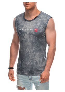 Bokserka męska z nadrukiem 1954S - szara ze sklepu Edoti w kategorii T-shirty męskie - zdjęcie 173351070