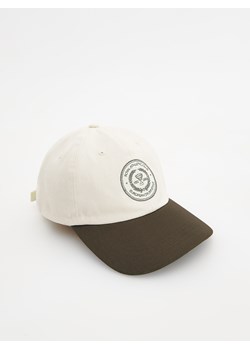 Reserved - Bawełniana czapka z daszkiem i haftem - wielobarwny ze sklepu Reserved w kategorii Czapki z daszkiem damskie - zdjęcie 173352291