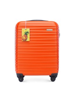 Mała walizka z ABS - u z identyfikatorem pomarańczowa ze sklepu WITTCHEN w kategorii Walizki - zdjęcie 173352741