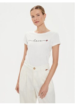 JDY T-Shirt Paris 15193227 Biały Regular Fit ze sklepu MODIVO w kategorii Bluzki damskie - zdjęcie 173355974