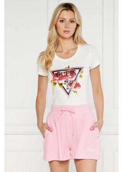 GUESS T-shirt ROSES | Regular Fit ze sklepu Gomez Fashion Store w kategorii Bluzki damskie - zdjęcie 173356843