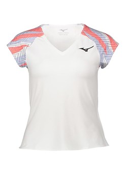 Mizuno Koszulka sportowa  w kolorze białym ze sklepu Limango Polska w kategorii Bluzki damskie - zdjęcie 173357632