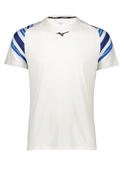 Mizuno Koszulka sportowa &quot;Shadow&quot; w kolorze białym ze sklepu Limango Polska w kategorii T-shirty męskie - zdjęcie 173357634