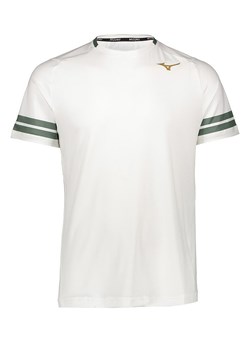 Mizuno Koszulka sportowa &quot;Shadow&quot; w kolorze białym ze sklepu Limango Polska w kategorii T-shirty męskie - zdjęcie 173357644